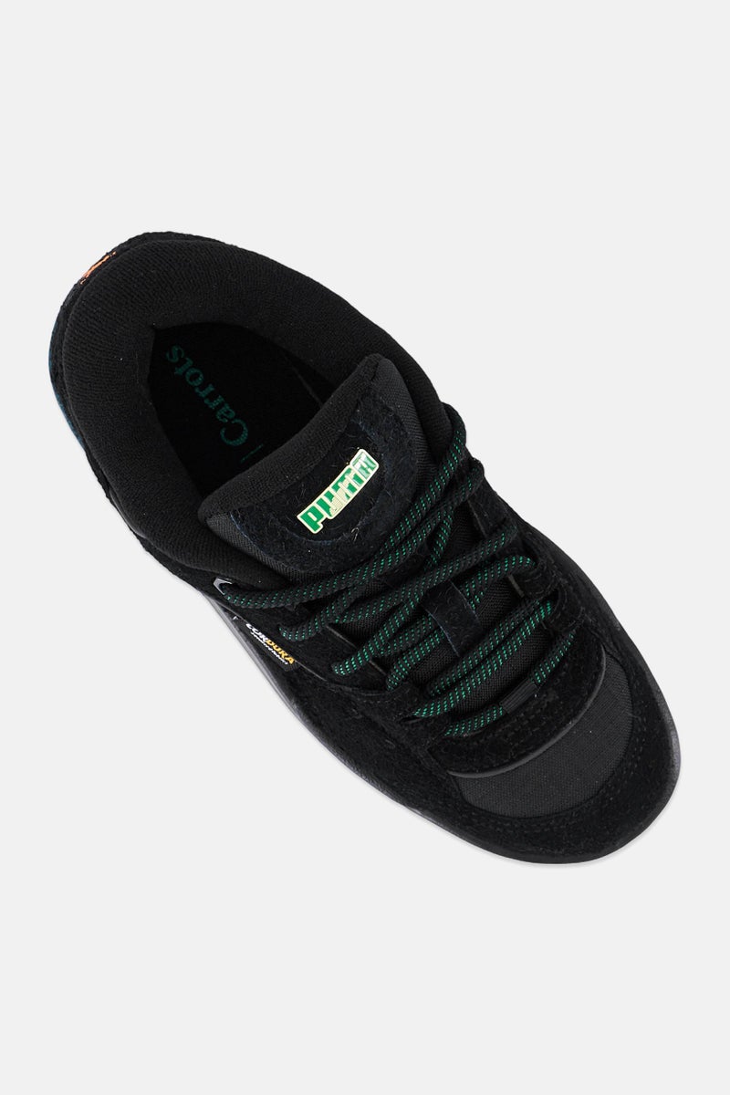 PUMA Kids Boy Carrots Lace Up Outdoor Shoes, Black - Image 3